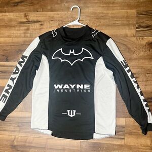 Batman Wayne Industries Hockey Jersey